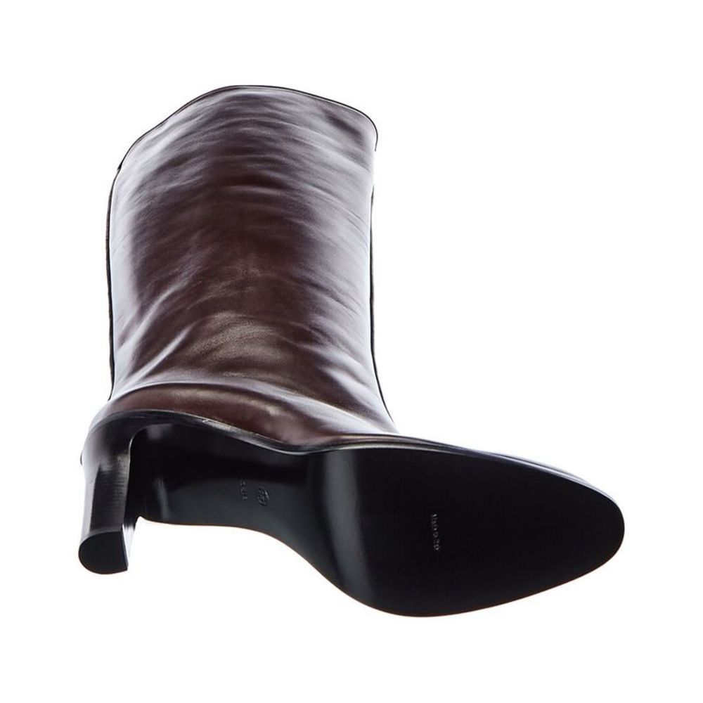 The Row Wide Shaft Leather Boot, Red - Picture 4 of 5
